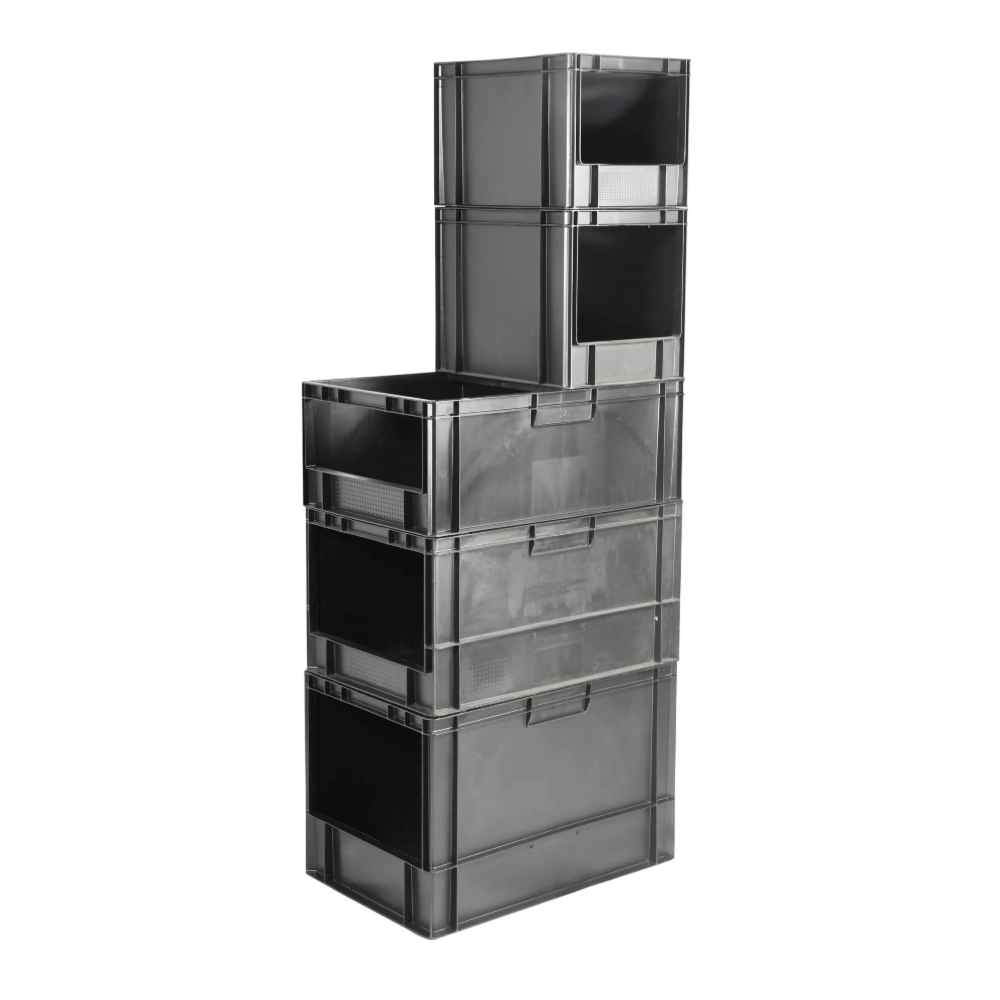 Open Fronted Rectangular Storage Open Fronted Euro Containers – Storage Bins