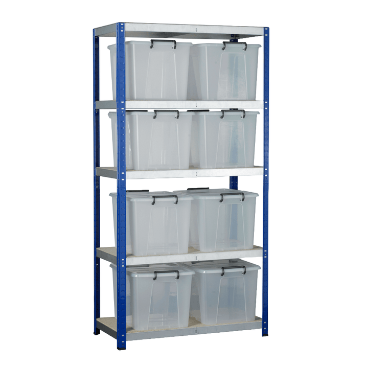 Eco-Rax Storemaster kit c/w 8 x 40L Boxes – Storage Bins