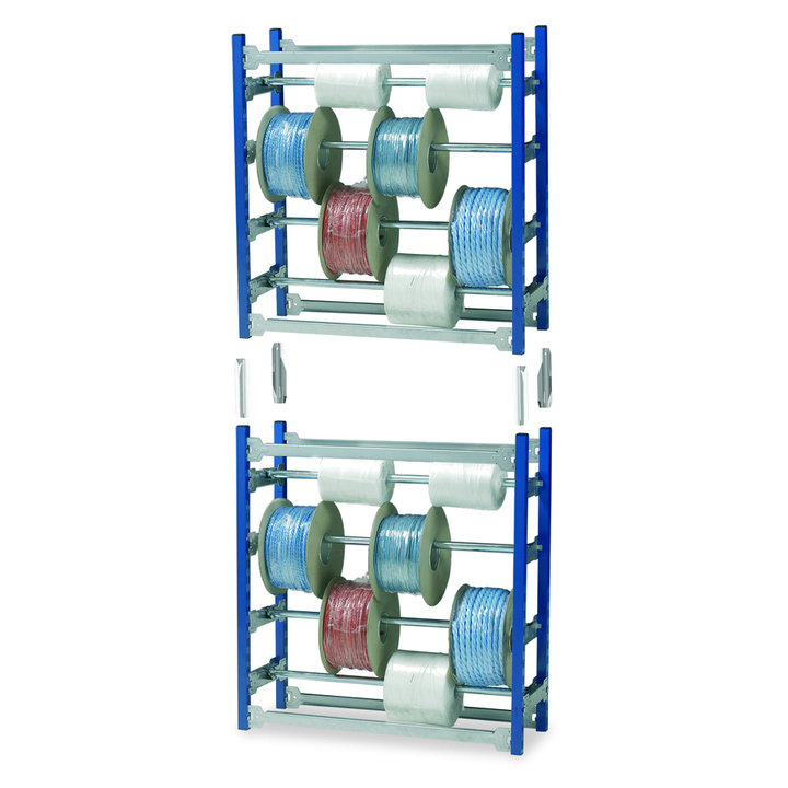 Toprax Adjustable Cable Rack 020434, extended to double height.