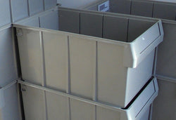10x Shelf Bin 400x255x200mm H