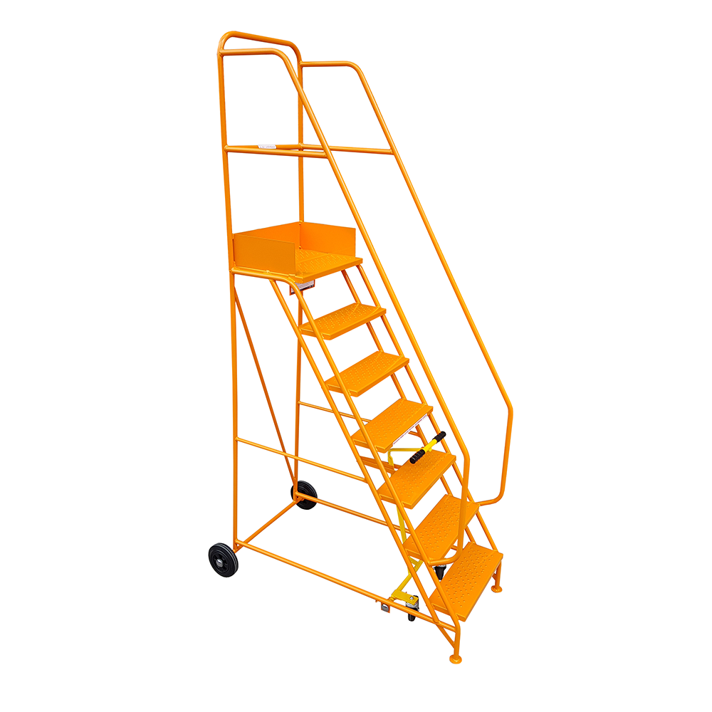 Klime-Ezee 7 Tread Mobile Safety Step – Storage Bins