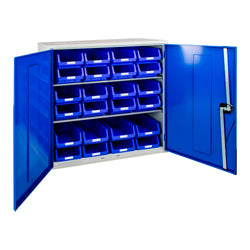 1000 x 1015 x 430mm Container Cabinet c/w 24 x TC4 Bins