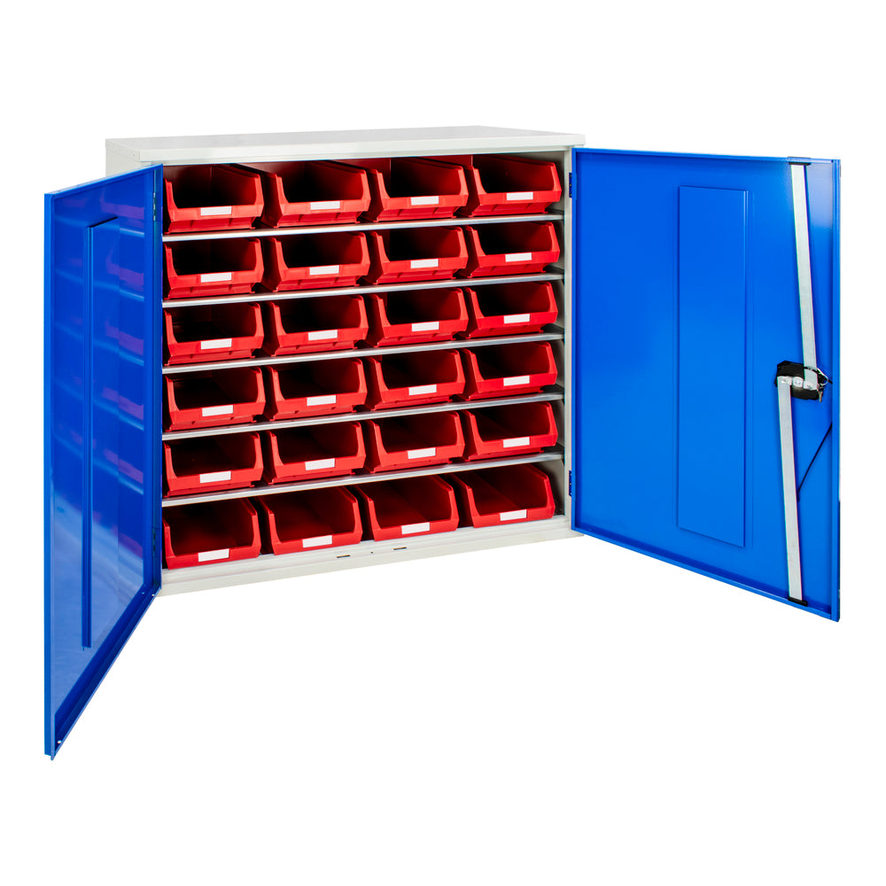 1000 x 1015 x 430mm Container Cabinet c/w 24 x TC4 Bins – Storage Bins