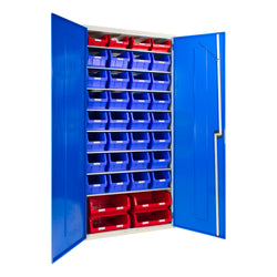 2000 x 1015 x 430mm Container Cabinet mixed Bins