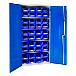 1580 x 770 x 330mm Container Cabinet c/w 40 x TC3 Bins