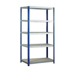 Eco-Rax shelving bay , 1800x900x450mm c/w 5 levels