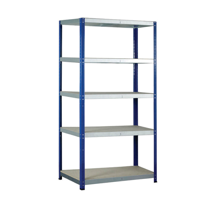 Eco-Rax shelving bay , 1800x900x450mm c/w 5 levels