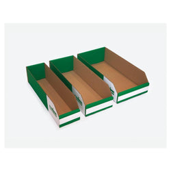 400mm D x 100 H x (Various Widths) Cardboard KBins 50 pk