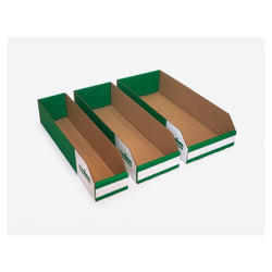 450mm D x 100 H x (Various Widths) Cardboard KBins 50 pk