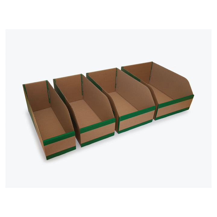 450mm D x 200 H x (Various Widths) Cardboard KBins 25 pk