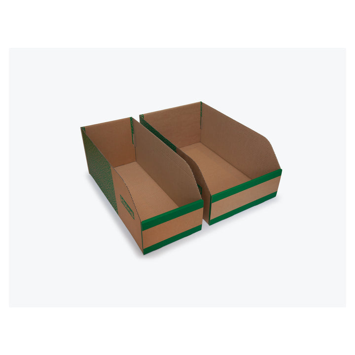 500mm D x 200 H x (Various Widths) Cardboard KBins 25 pk