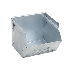 LPB1 Metal Picking Bin, 150 x 150 x 120mm high. Welded construction, stack or clip onto Louvred Panels.