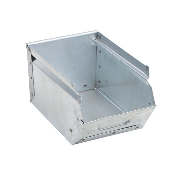 LPB2 Metal Picking Bin, 230 x 150 x 120mm high. Welded construction, stack or clip onto Louvred Panels.