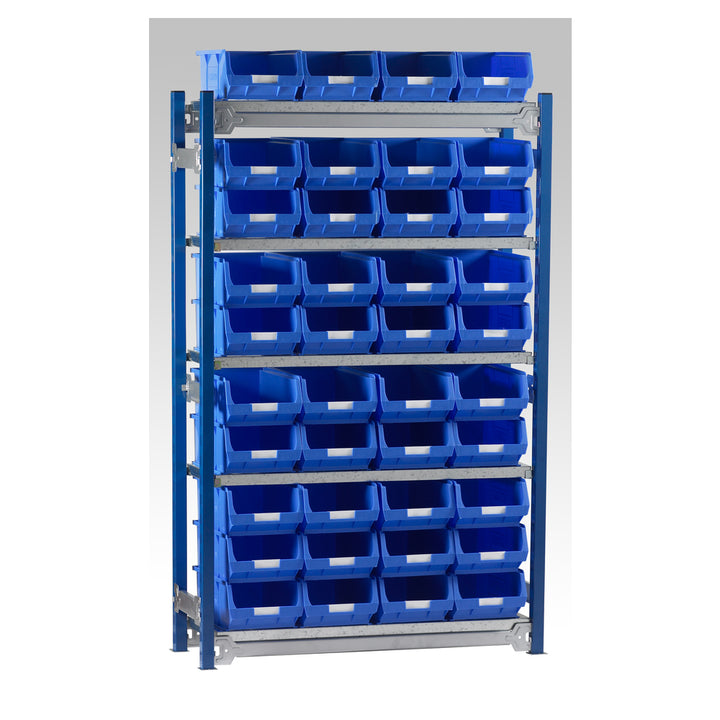 Standard Shelving Bay c/w 40 x TC4 Storage Bins