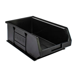 TC4 Black Recycled Storage Bins. 10 per pack. 350mm x 205mm x 132mm.