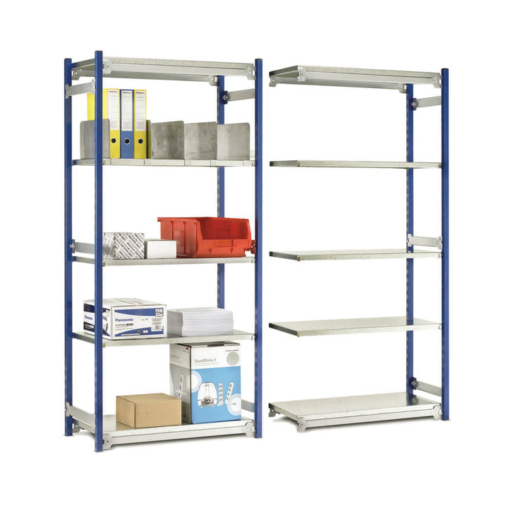 1500mm x 870mm x 290mm Toprax Standard Single Shelving Bay