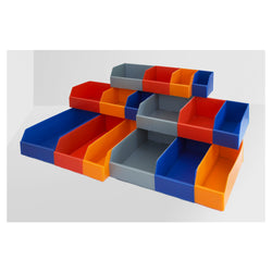 TPA2010 Polypropylene Kbin, 200 x 100 x 100mm high. Supplied Flat packed, 25 per pack.